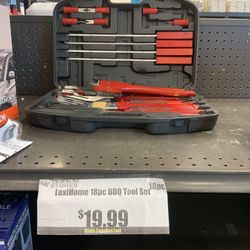 LexiHome 18pc BBQ Tool Set