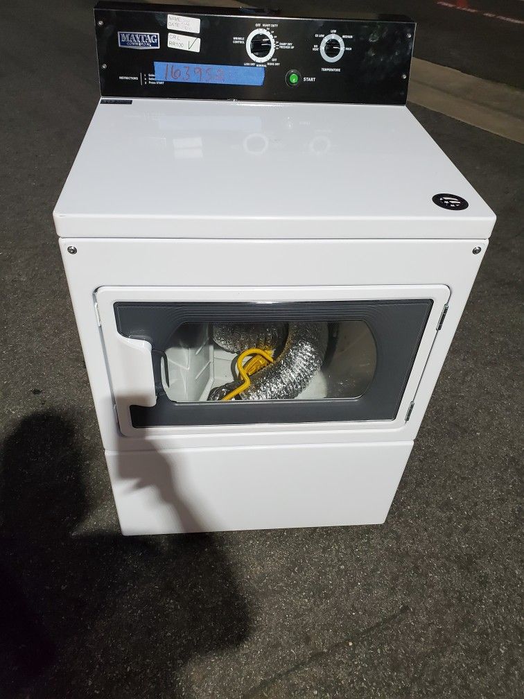 Maytag commercial gas dryer