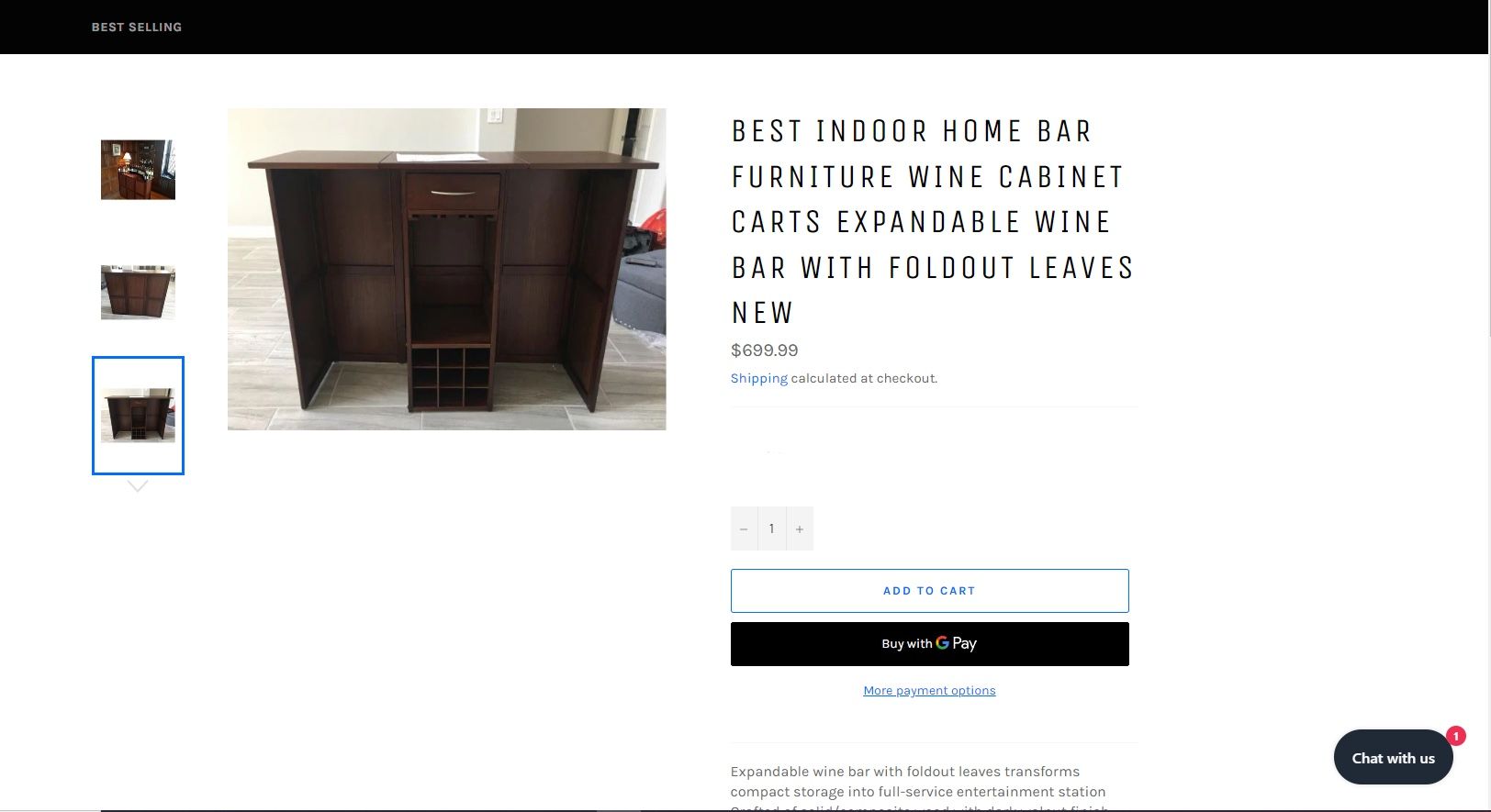 Bar Table & Bar Stools