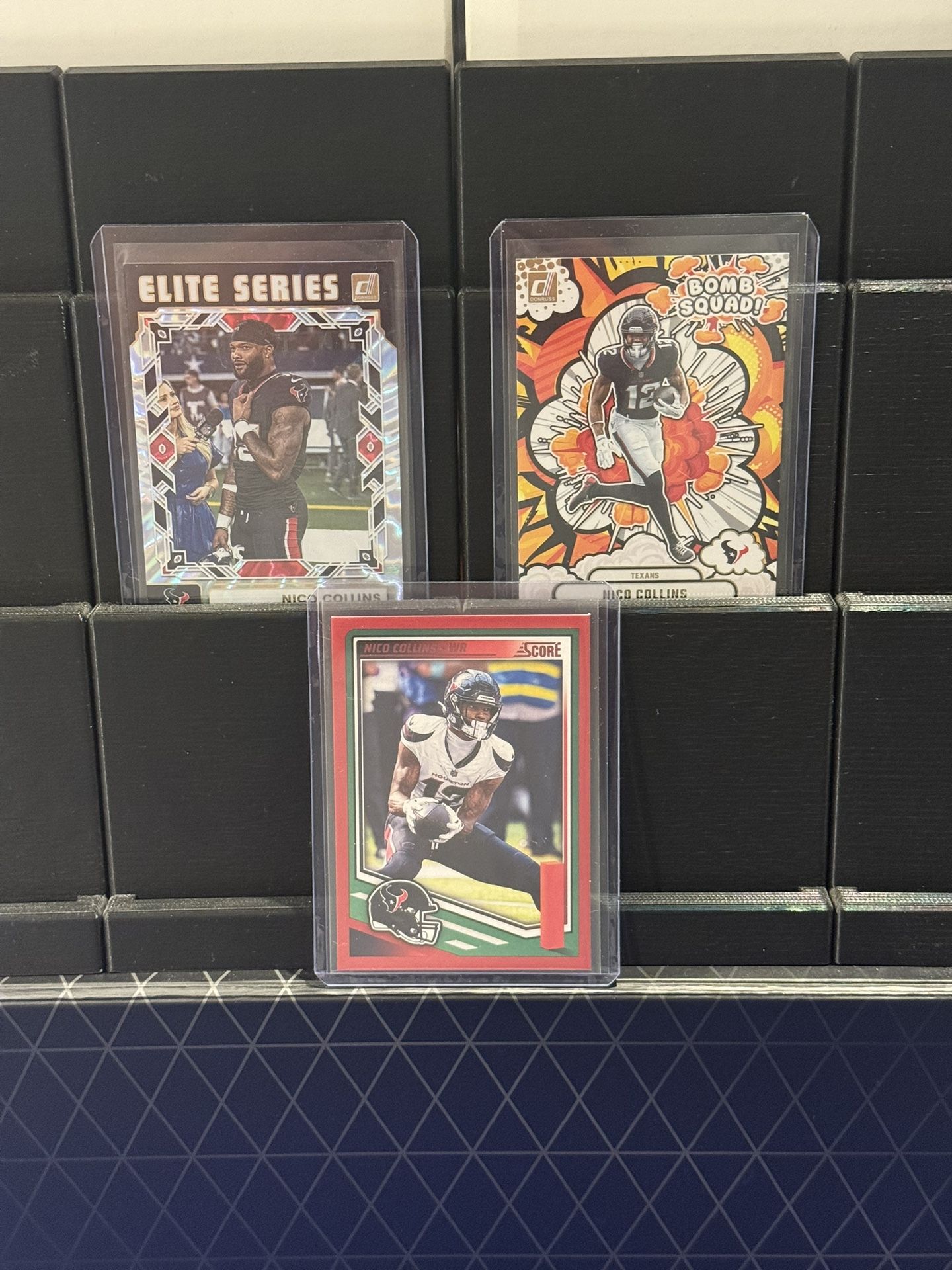 3 Card Nico Collins Lot
