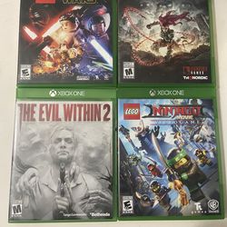 Xbox one video game LOT
