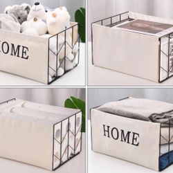 3 Pcs Closet Organizers Storage Baskets Toy Organzier Storage Bins for Organizing, Detachable Bedroom Organizer, Sturdy Storage Bin with