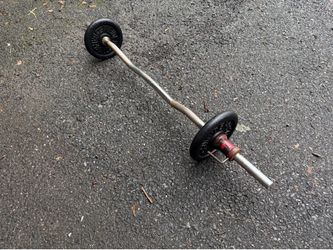 35lb Standard EZ Curl Bar Set