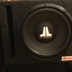 Jl Audio 12 Inch Subwoofer With Box
