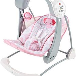 The Fisher-Price Deluxe Take-Along Swing & Seat - New Out Of Box!