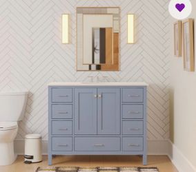 Bathroom Vanity (48 inches)  - Needs new top