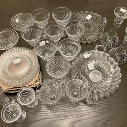 1930’s Vintage Fostoria colony Glassware