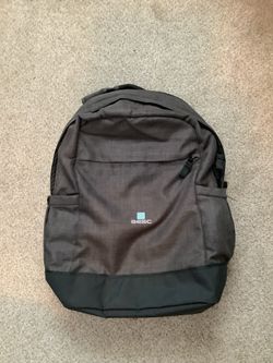 Gray backpack