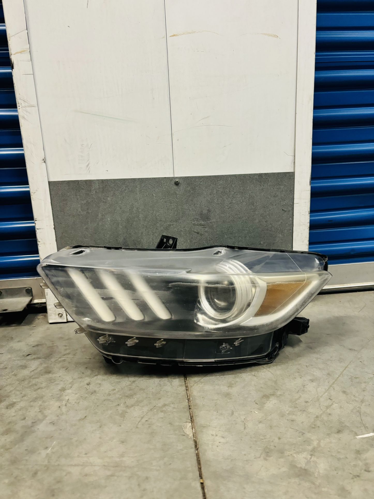 2015,2016,2017 Ford Mustang Headlight/Luz Delantera Xenón Lh Driver Oem Original Complete