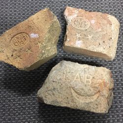 Vintage Brick Pieces LA brick Co And GMcB