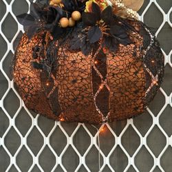 Handmade Halloween  Pumpkin 🎃 Wreath 