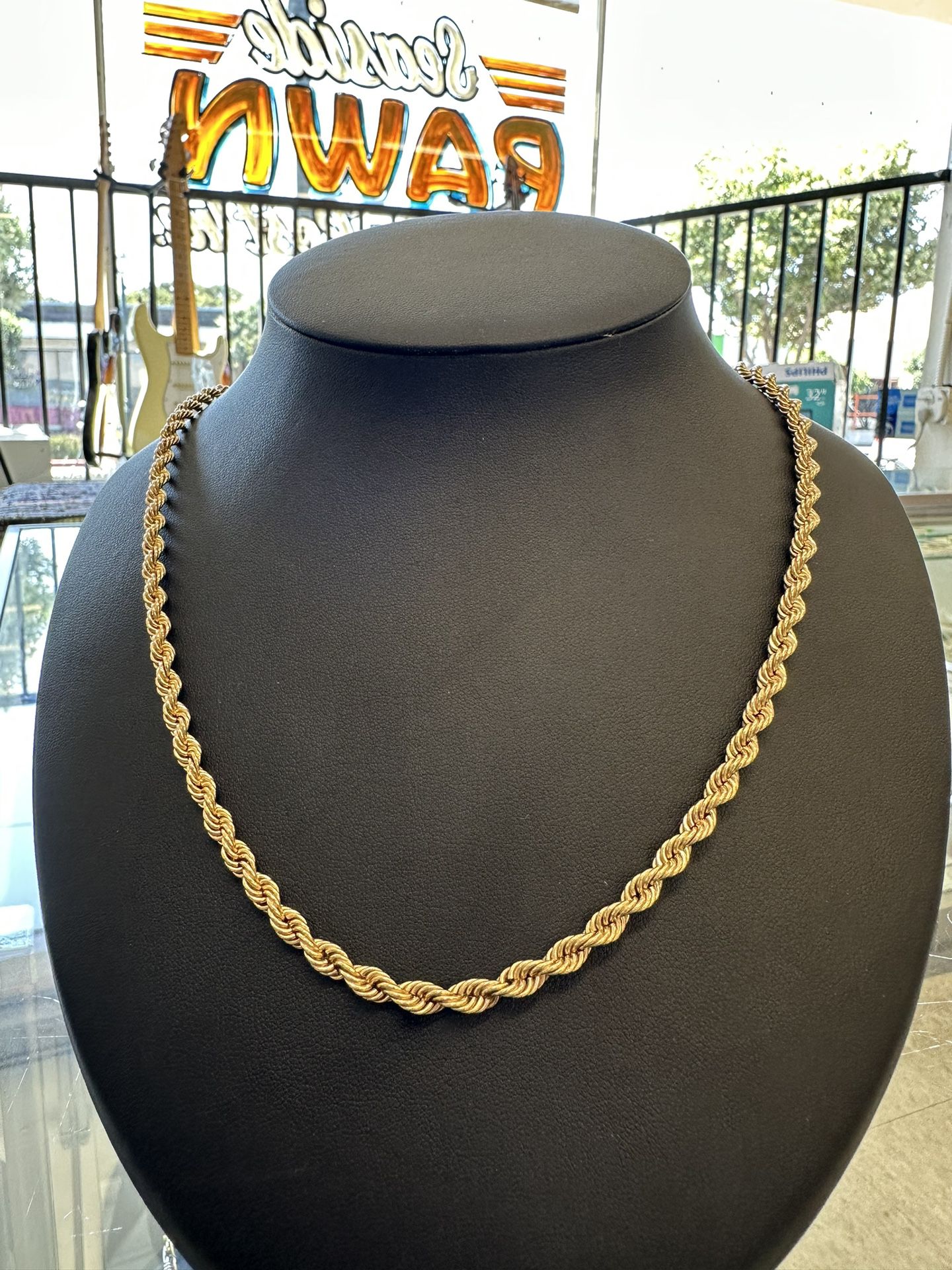 Rope Chain Yellow Gold 14Kt 