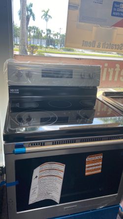 1 year Warranty  Maytag 30-in Glass Top 5 burners Resistant Stainless Steel