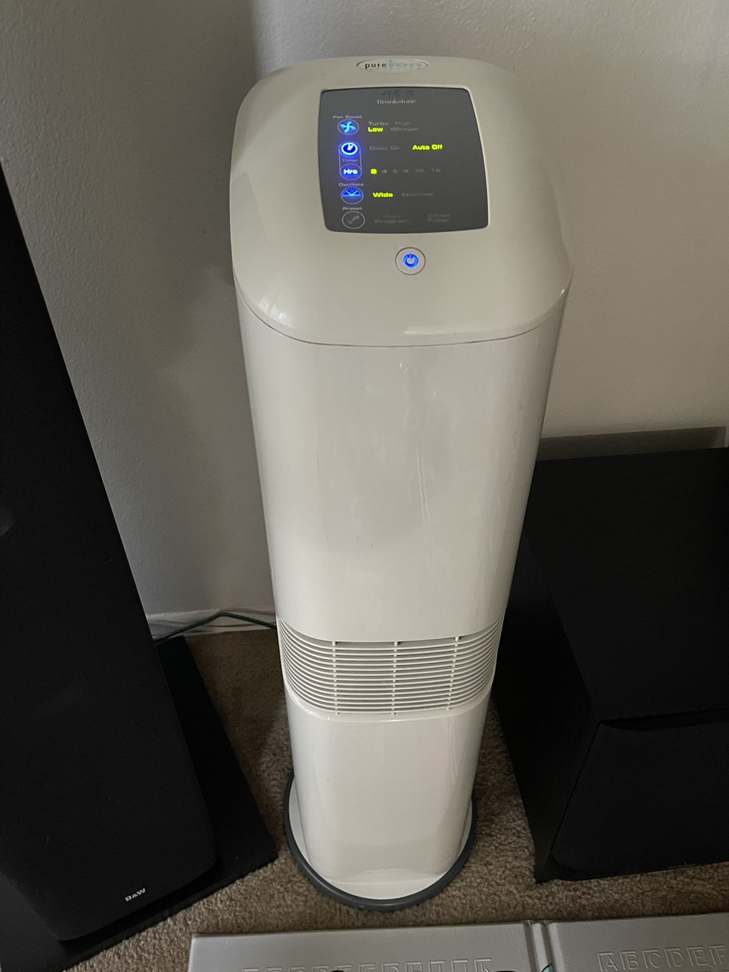 Brookstone pure ion sale advanced air purifier