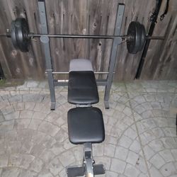 bench press n weights