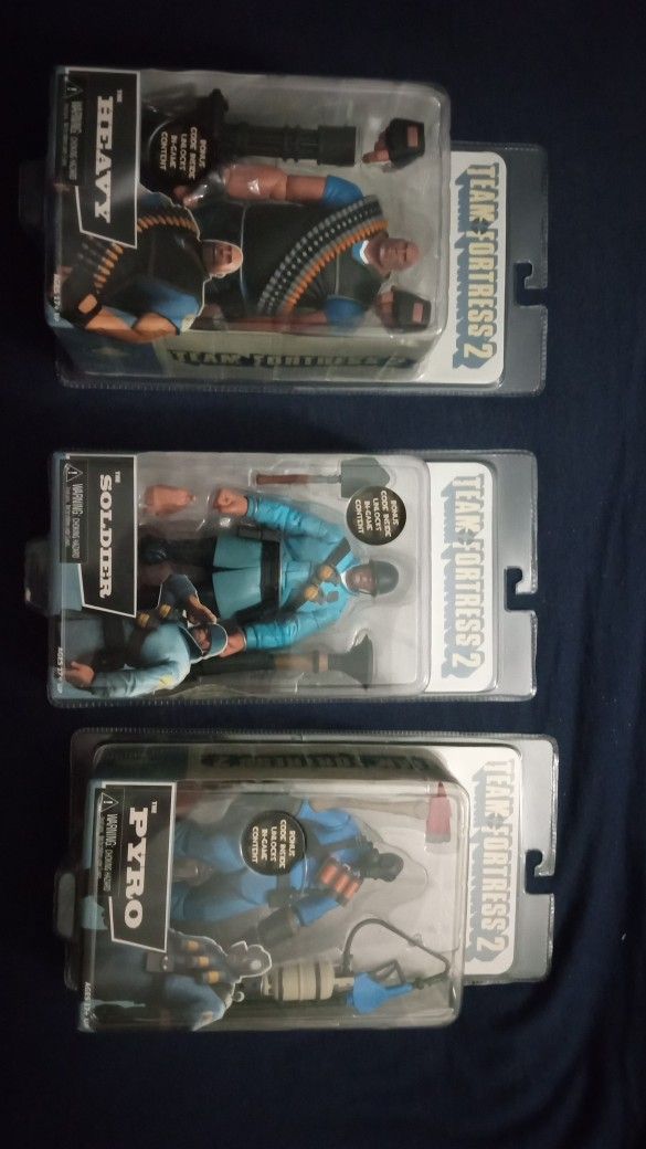 Team Fortress 2 Blue Action Figures