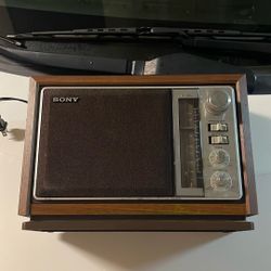 Vintage Sony AM/FM Radio Model ICF-9740W - Tested - Works excellent condition 