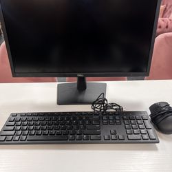Dell 21.5”Monitor Keyboard & Mouse