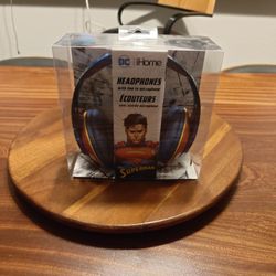 DC iHome Superman Head Phones 