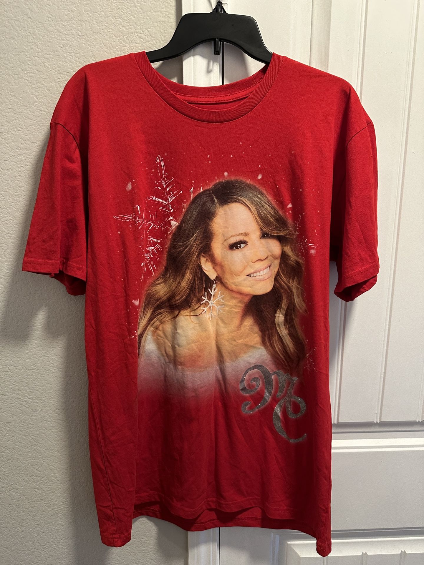 Mariah Carey Official Merry Christmas One All Tour Snowflake Tee - L