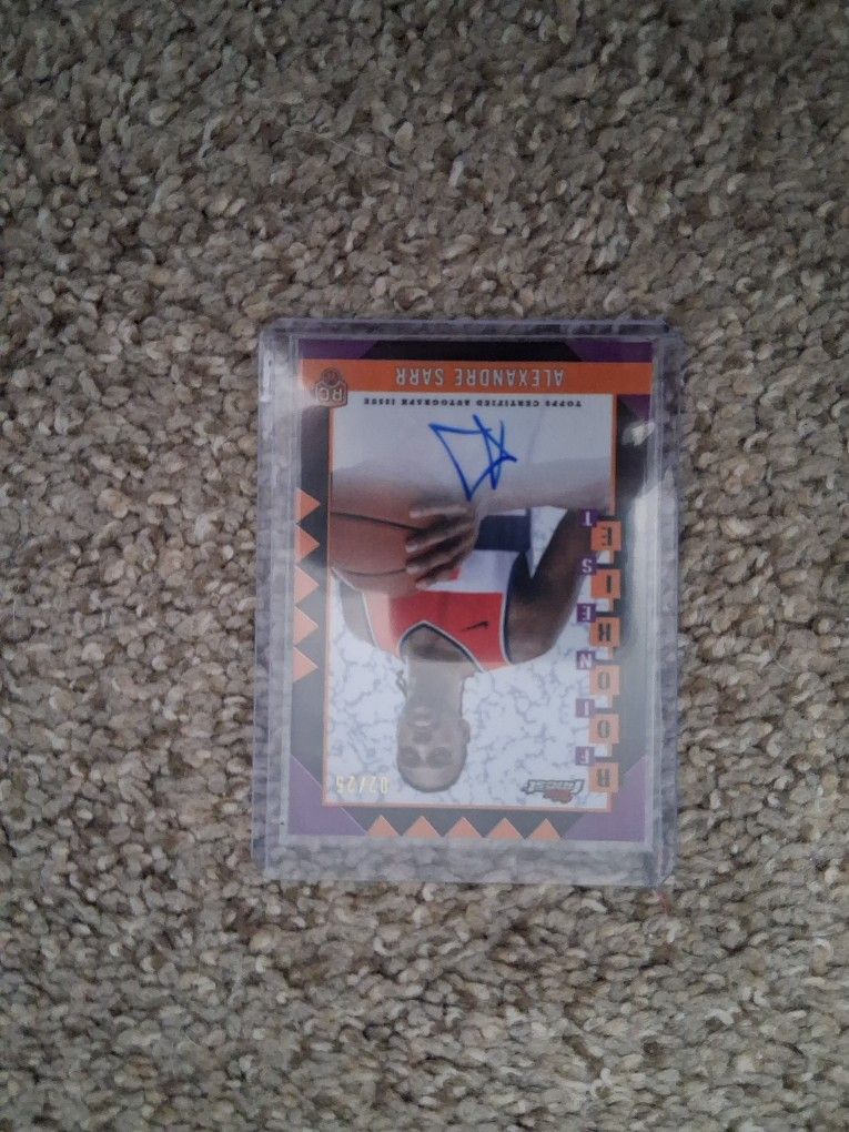 Alexandre Sarr Rc Black Refractor Parrelel/25