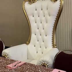 Gold Throne Chair
