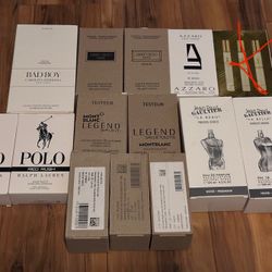 Perfume Testers Mont Blanc Jpg Bad Boy Azzaro Polo 