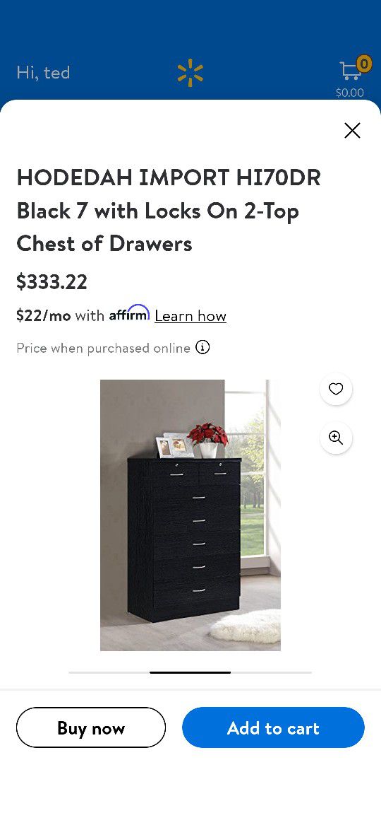 Brand New 7 Drawer Dresser With Locks. Still In Factory Box. Makes A Great Christmas Gift. I have a total of two price is for each. Firm on price