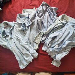 6 size 6 girls school uniforms tops