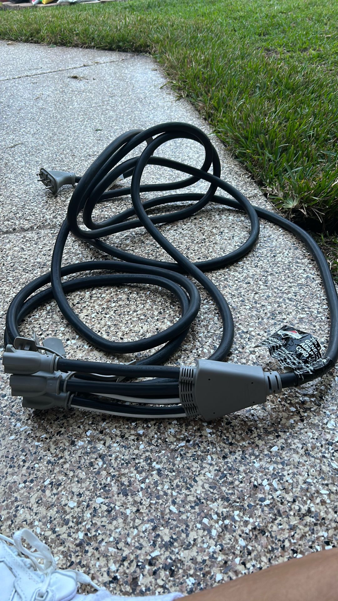 B&S Heavy Duty Generator Adapter Cord Set