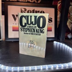 Cujo by Stephen King 1981 Grey Hardcover Dust Jacket Near Mint Condition VG+