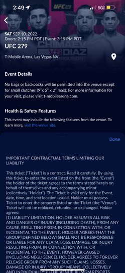 Ufc 279 Tickets For Sale