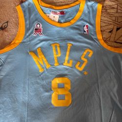 Los Angeles Lakers Kobe Bryant Jersey MPLS Throwback Black Mamba