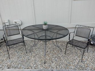 Table and chairs