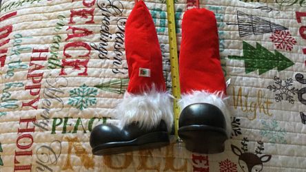 del. Santa Boots For Decorating 