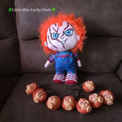 Gemmy Chucky Plush Greeter & Matching Light Set