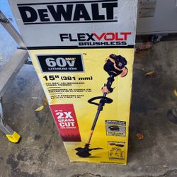 DeWalt Weedwhacker 15 inch 60 V