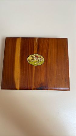Vintage cedar box