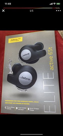 Wireless earphones JABRA ELITE active 65ft earbuds