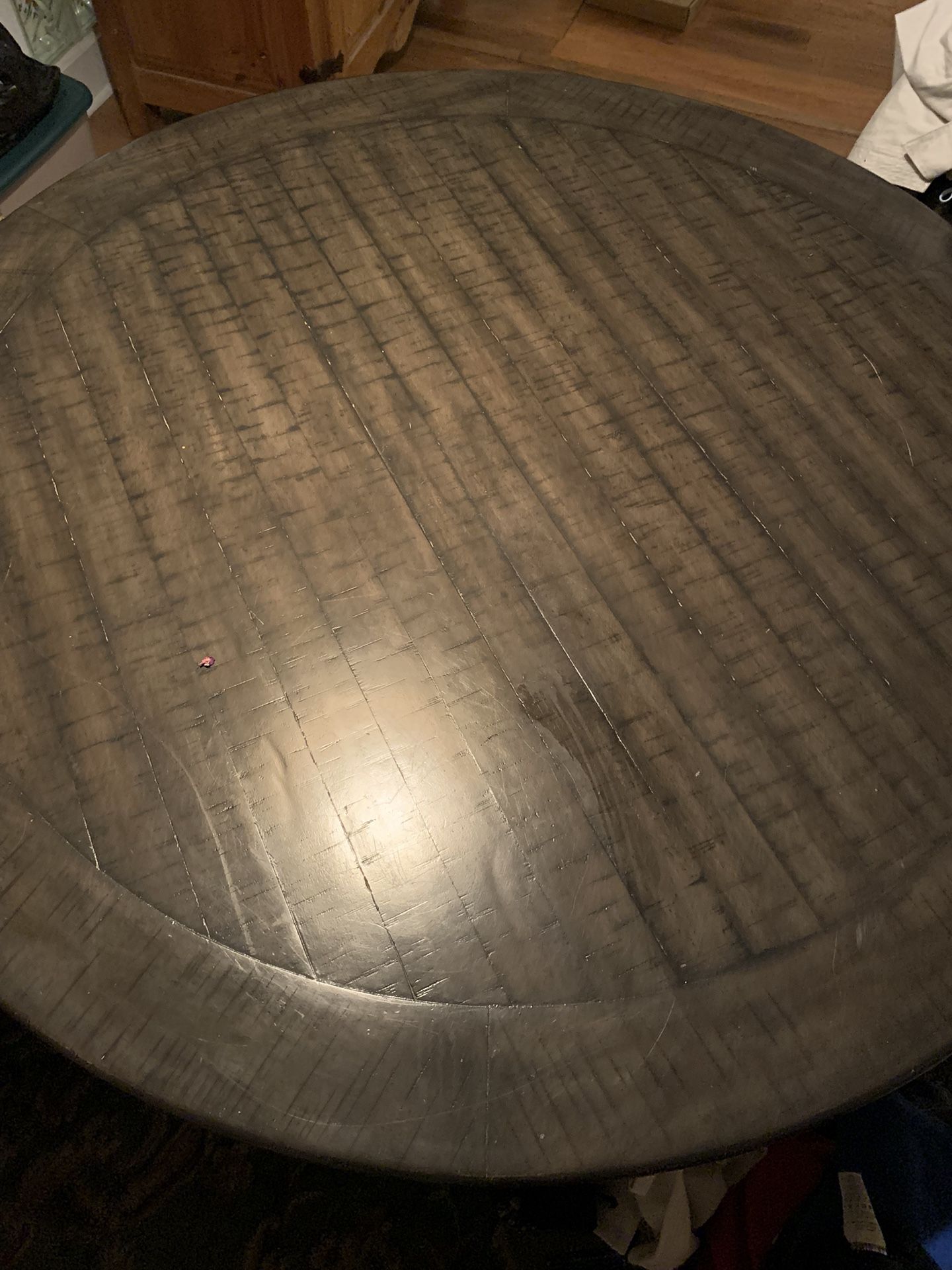 Wooden Kitchen Dining Room Table With 4 Chairs