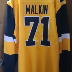 Pittsburgh Penguins Evgeni Malkin Fanatics Alternate Breakaway Jersey - Gold