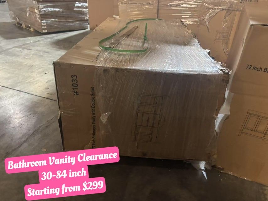 Bathroom Vanity Clearance,30-84 inch