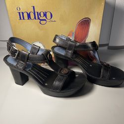 Indigo By Clark’s Women’s Shoes Size 9 Faia Black 82481 Heels