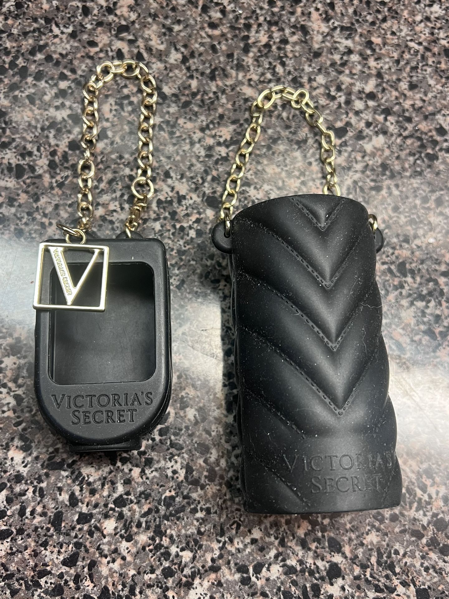Victorias Secret Silicone Most And Mini Hand Sanitizer Holders