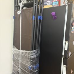 [FREE] Black/Brown Room Divider 