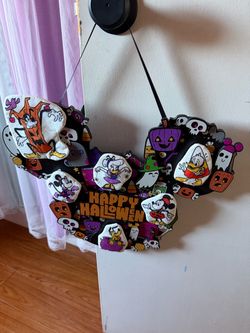 Disney Halloween sign