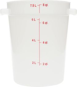 Carlisle StorPlus 8-Qt Food Storage Containers – 12 Pack – No Lids