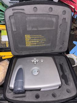 Dell 3200MP DLP Projector W/ Case + Cables Tested And Working
