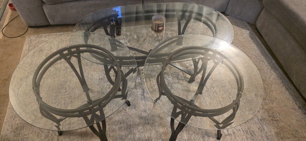 Living Room Coffee And End Table Set