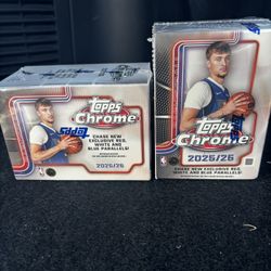 NBA Topps Chrome - sealed blaster boxes
